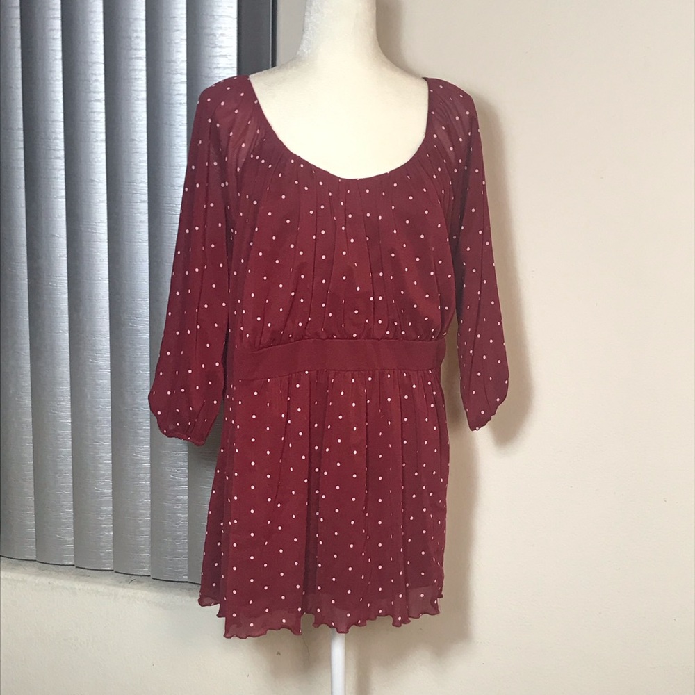 Lane Bryant Venezia Dot Top